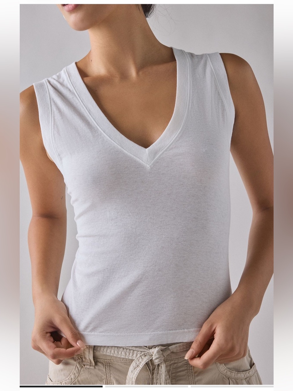 BDG V-Neck Sleeveless Spill the Tee